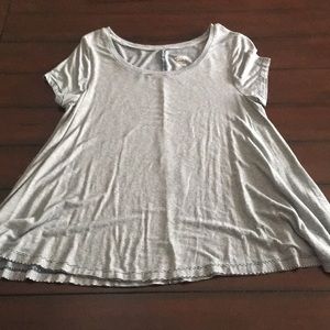 Navy stripe Short sleeve shirt